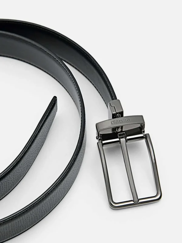 embossed_leather_reversib_1-9.webp Embossed Leather Reversible Pin Belt<PEDRO Sale
