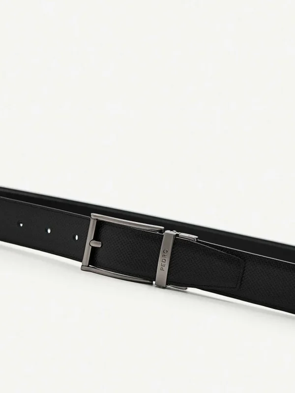 embossed_leather_reversib_2-4.webp Embossed Leather Reversible Pin Belt<PEDRO Discount