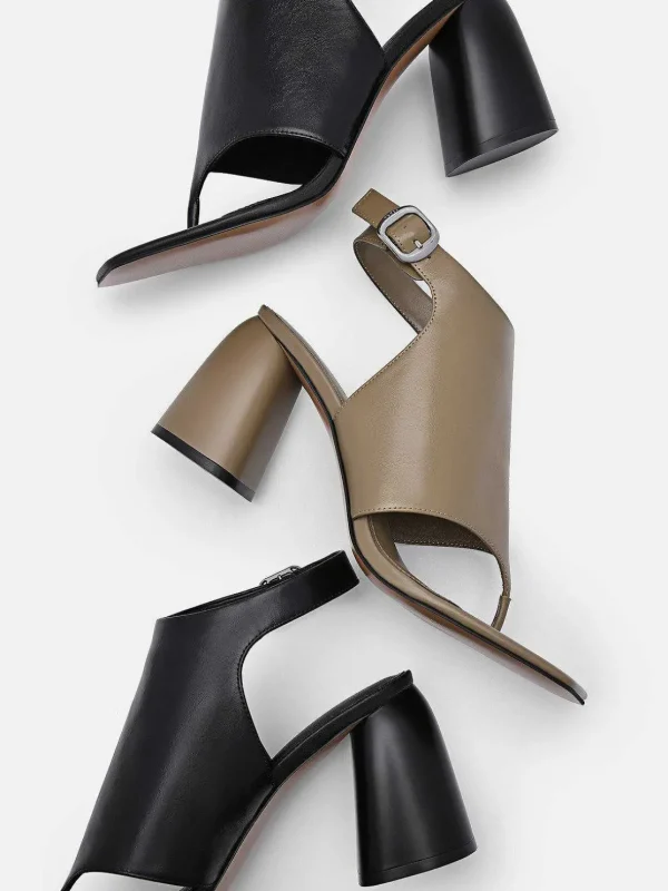 Este Leather Heel Sandals<PEDRO Cheap