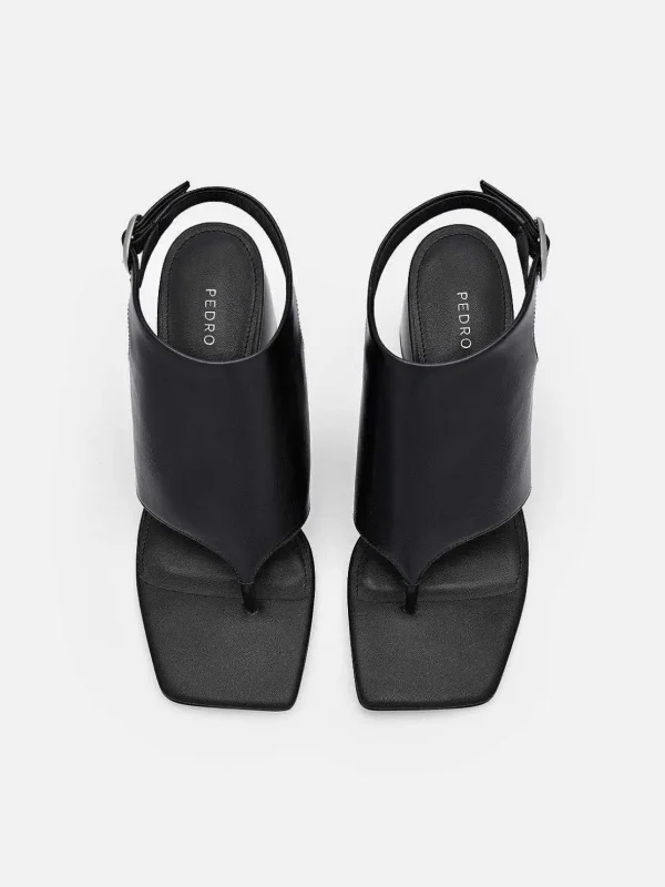 Este Leather Heel Sandals<PEDRO Cheap