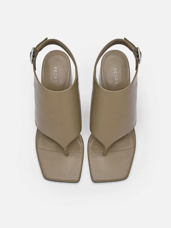 Este Leather Heel Sandals<PEDRO Hot