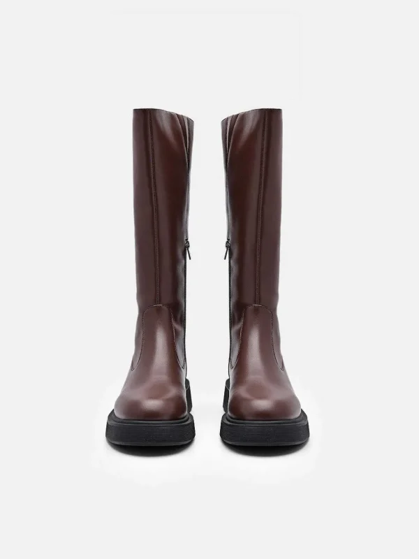 flo_leather_knee_boots_1.webp Flo Leather Knee Boots<PEDRO Online