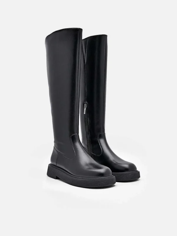 Flo Leather Knee Boots<PEDRO Cheap