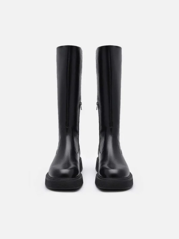Flo Leather Knee Boots<PEDRO Cheap