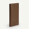 Full-Grain Long Leather Wallet<PEDRO Sale