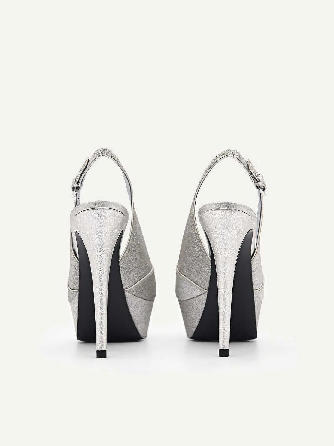 glitter_slingback_heel_sa_0.webp Glitter Slingback Heel Sandals<PEDRO Clearance