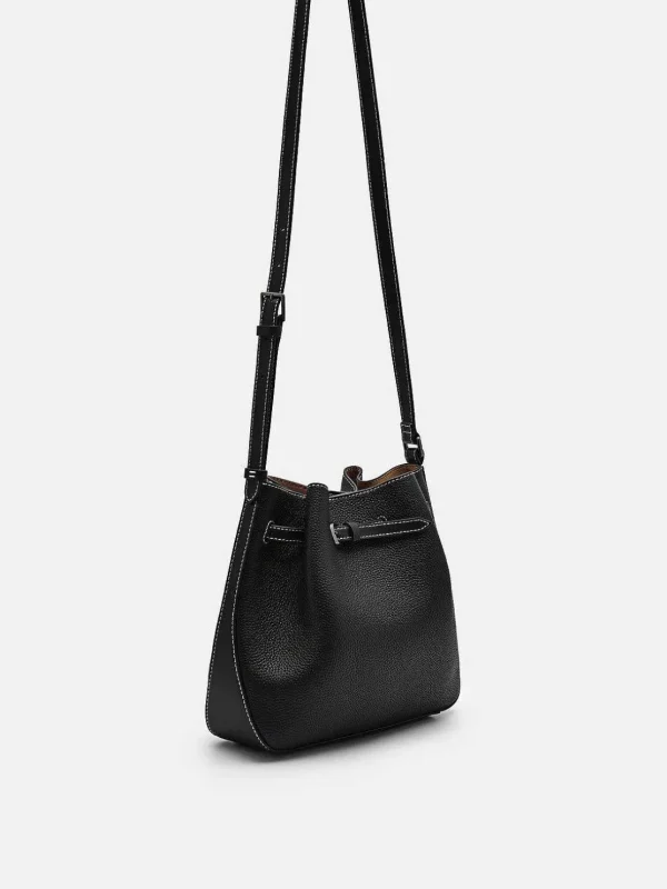 Helix Leather Bucket Bag<PEDRO Best