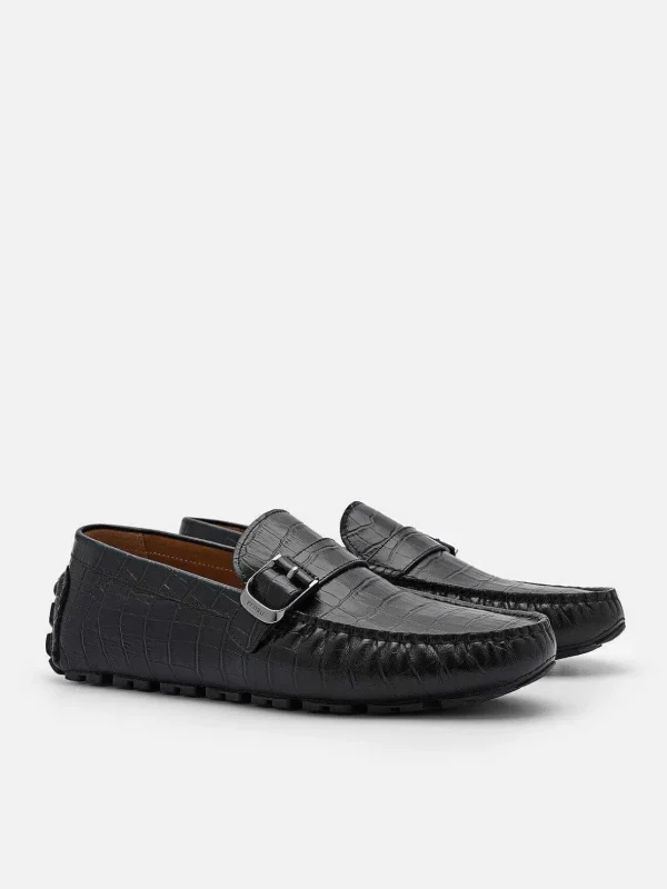 Helix Leather Driving Shoes<PEDRO Cheap