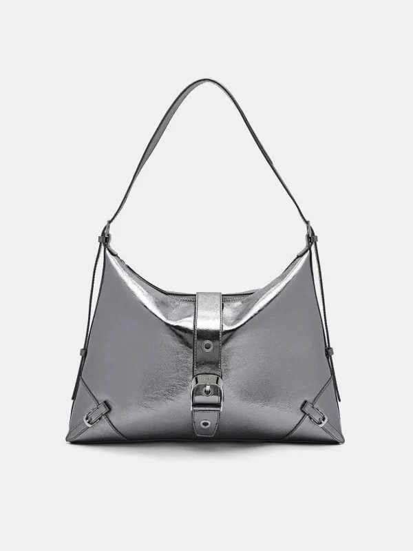 Helix Leather Hobo Bag<PEDRO New