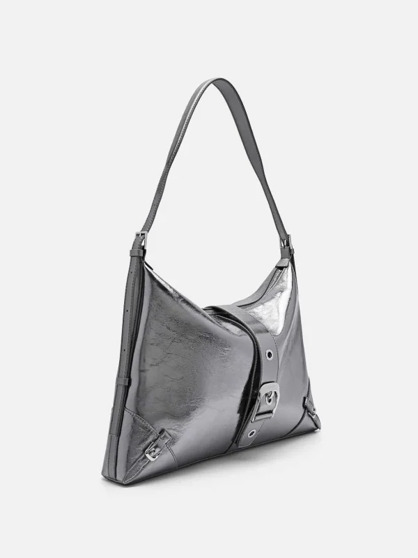 Helix Leather Hobo Bag<PEDRO New