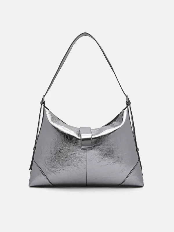 Helix Leather Hobo Bag<PEDRO New