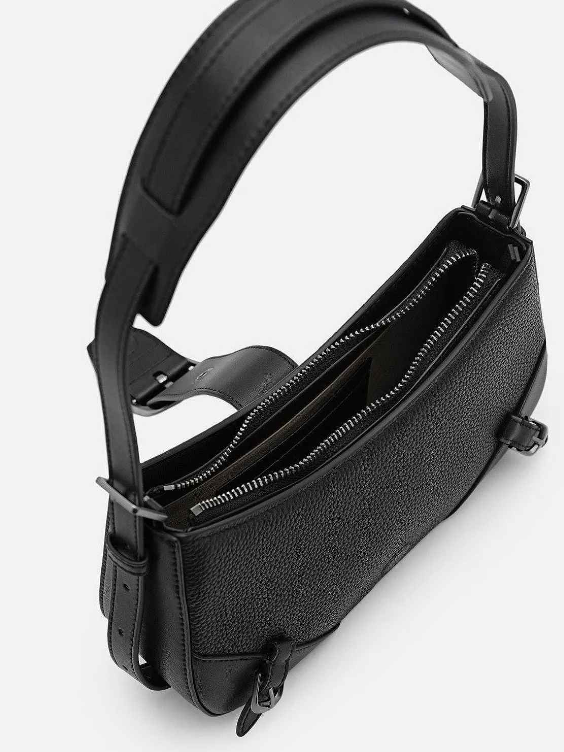 Helix Leather Shoulder Bag<PEDRO Cheap