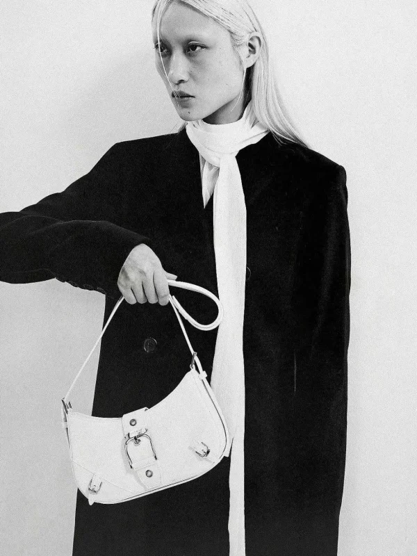 Helix Leather Shoulder Bag<PEDRO Shop