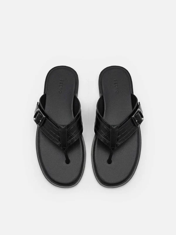 Helix Leather Thong Sandals<PEDRO Best Sale