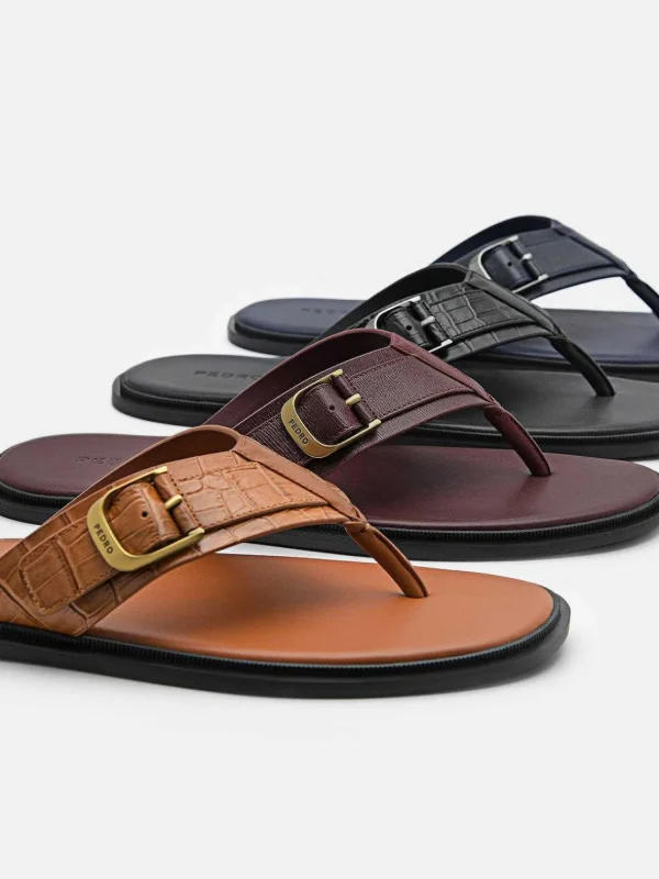 Helix Leather Thong Sandals<PEDRO Best Sale