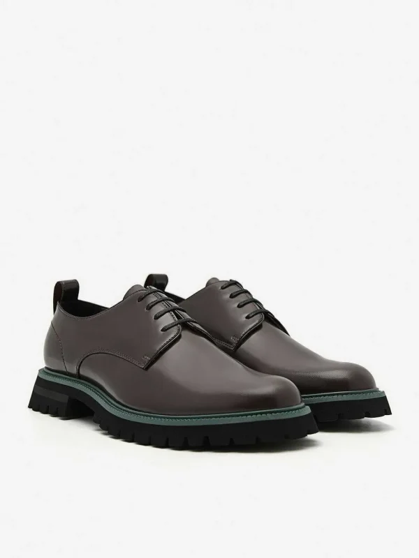 Hendrix Leather Derby Shoes<PEDRO Online