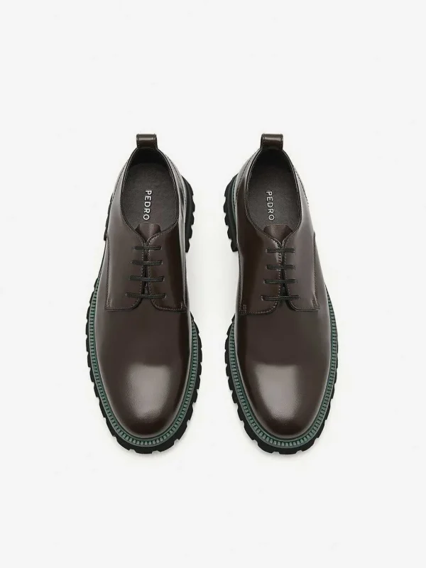 Hendrix Leather Derby Shoes<PEDRO Online
