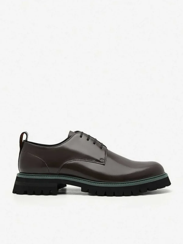 Hendrix Leather Derby Shoes<PEDRO Online