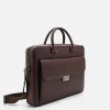 Henry Textured Leather Briefcase<PEDRO Cheap