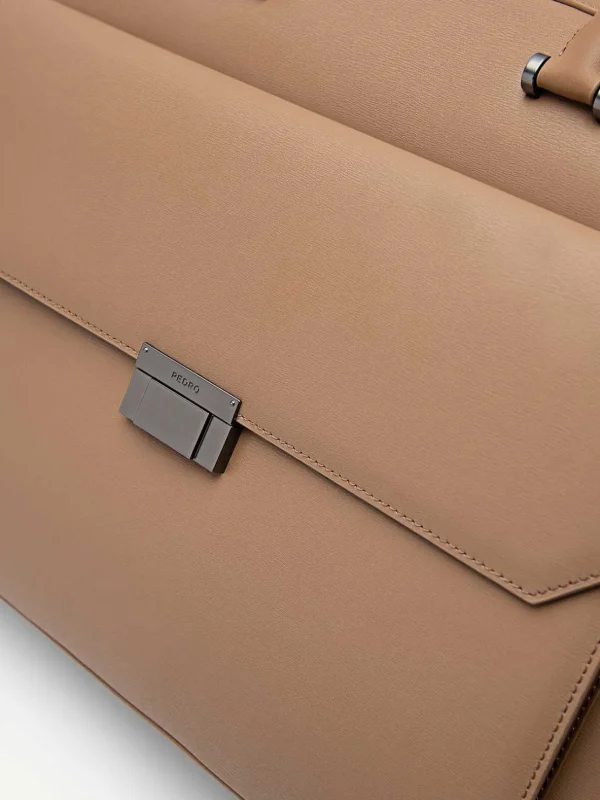 Henry Textured Leather Briefcase<PEDRO Sale
