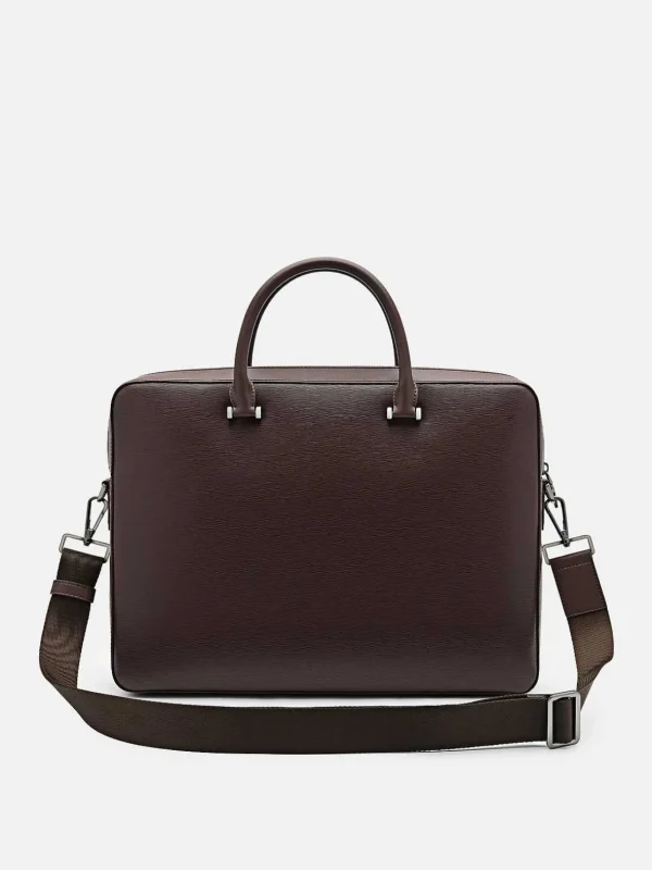 Henry Textured Leather Briefcase<PEDRO Cheap