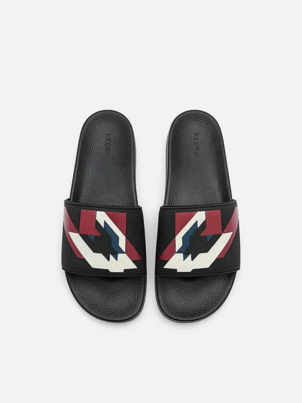 houndstooth_slide_sandals_1-1.webp Houndstooth Slide Sandals<PEDRO Outlet