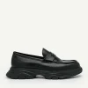 Hybrix Leather Penny Loafers<PEDRO Best Sale
