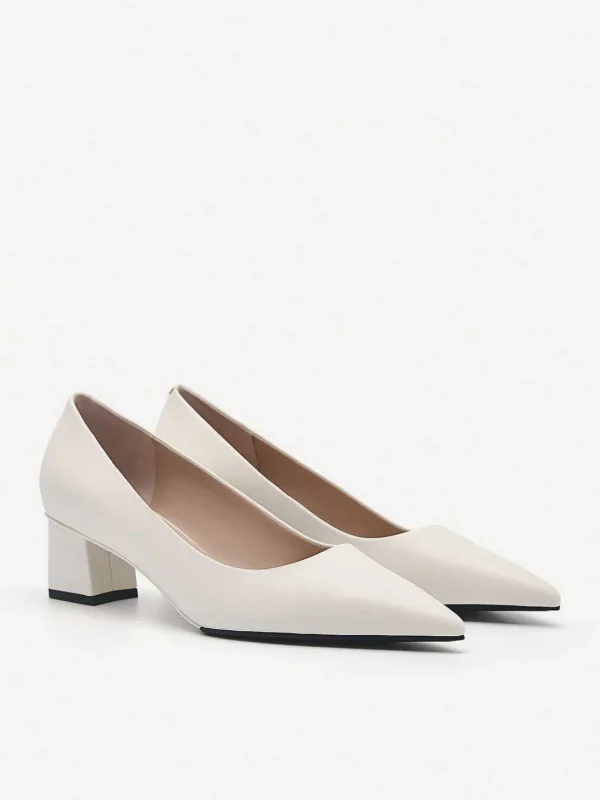 Ines Leather Pumps<PEDRO Store