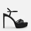 Iza Fabric Platform Heel Sandals<PEDRO Cheap