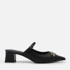 Jean Leather Heel Mules<PEDRO Hot