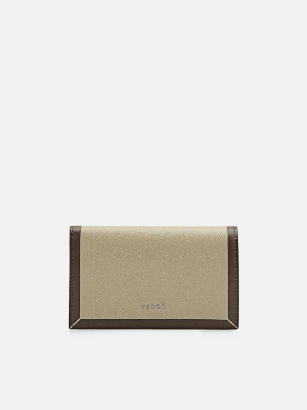 leather_bifold_card_holde_0.webp Leather Bi-Fold Card Holder With Lanyard<PEDRO Fashion