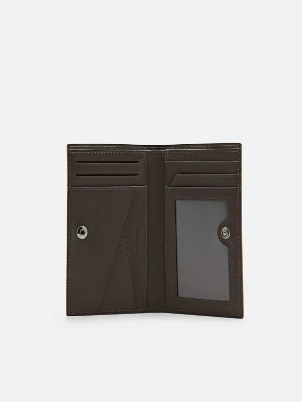 leather_bifold_card_holde_1.webp Leather Bi-Fold Card Holder With Lanyard<PEDRO Fashion
