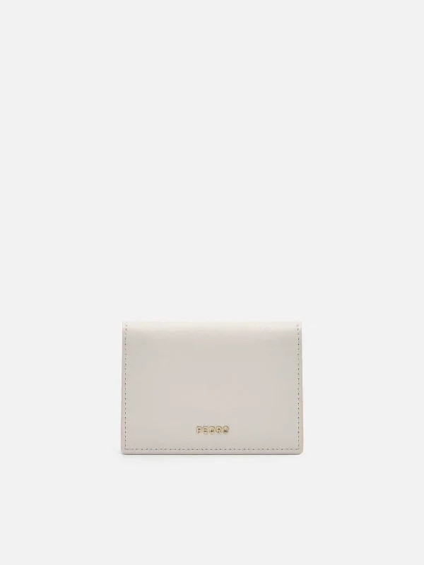 Leather Bi-Fold Card Holder<PEDRO Sale