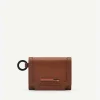 Leather Bi-Fold Card Holder With Key Ring<PEDRO Fashion