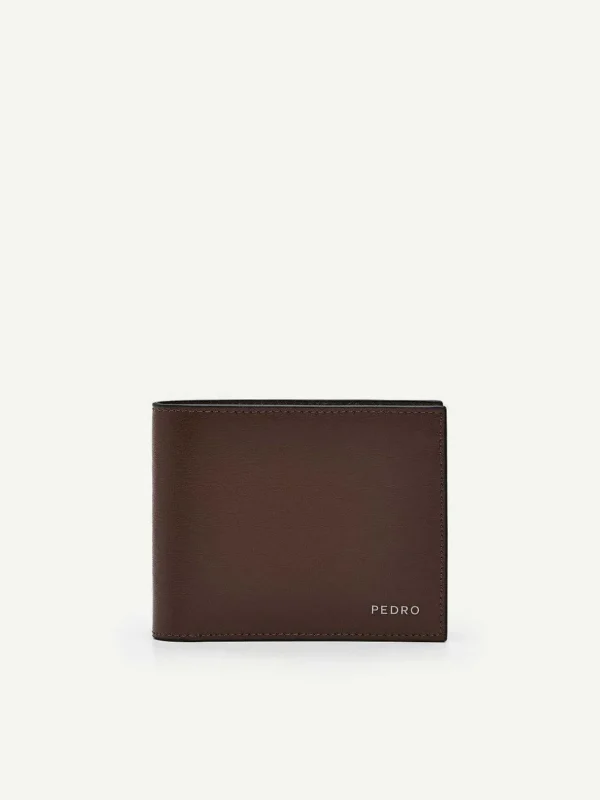 Leather Bi-Fold Coin Wallet<PEDRO Shop