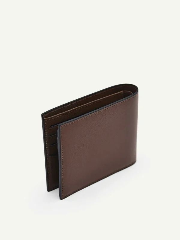 Leather Bi-Fold Coin Wallet<PEDRO Shop