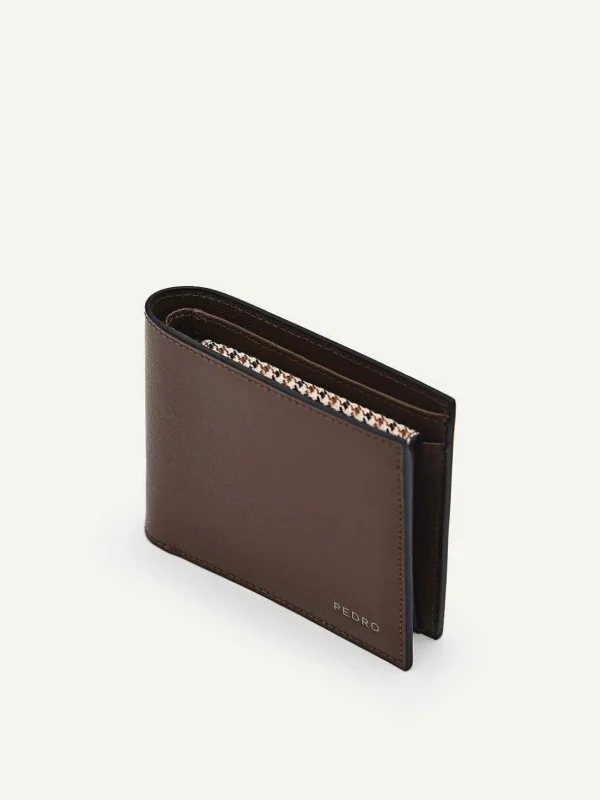 Leather Bi-Fold Coin Wallet<PEDRO Shop