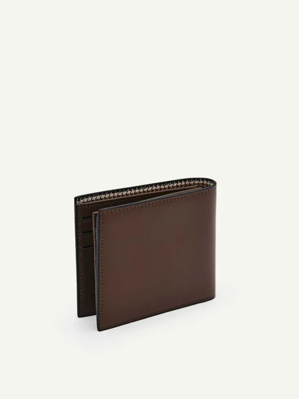 Leather Bi-Fold Flip Wallet<PEDRO Cheap