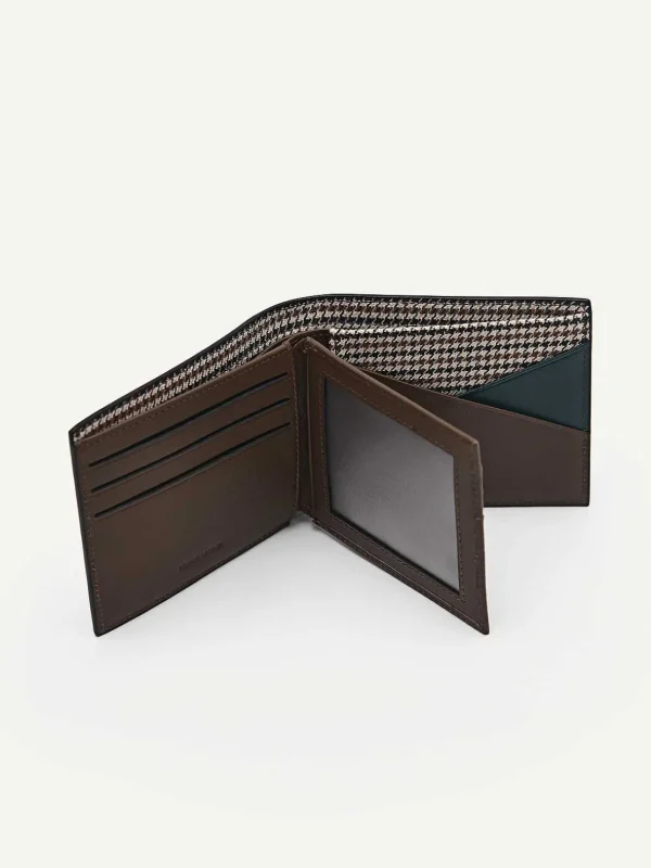 Leather Bi-Fold Flip Wallet<PEDRO Cheap