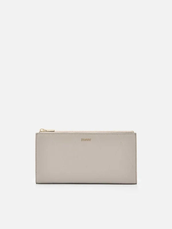 Leather Bi-Fold Long Wallet<PEDRO Hot