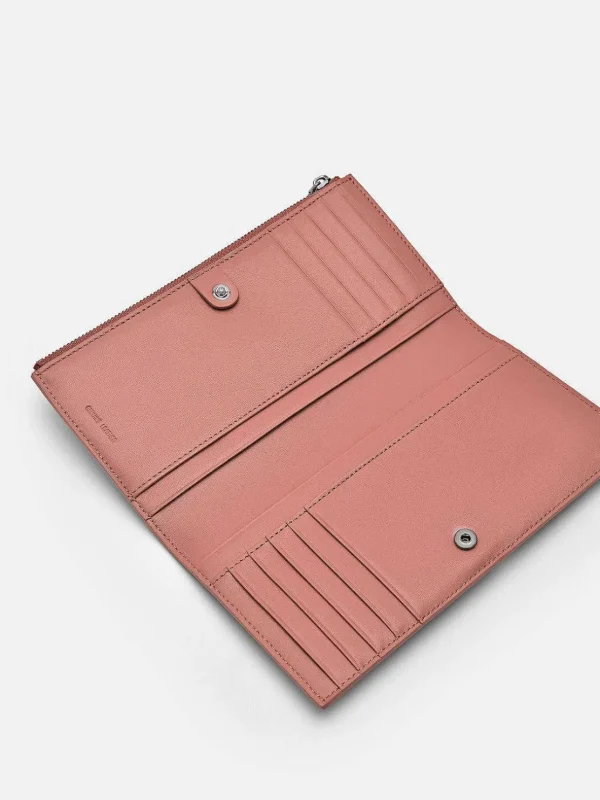 Leather Bi-Fold Long Wallet<PEDRO New