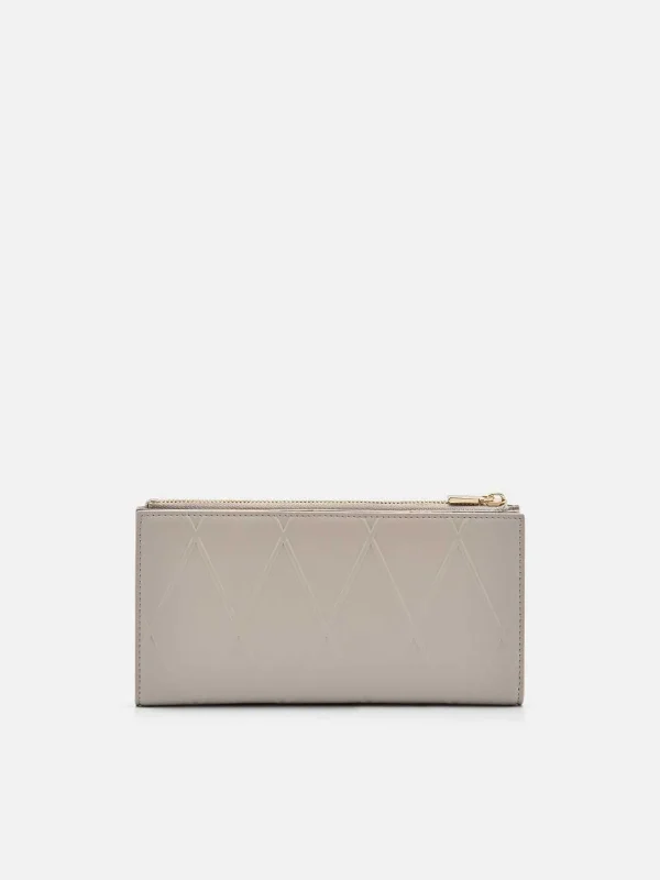 Leather Bi-Fold Long Wallet<PEDRO Hot