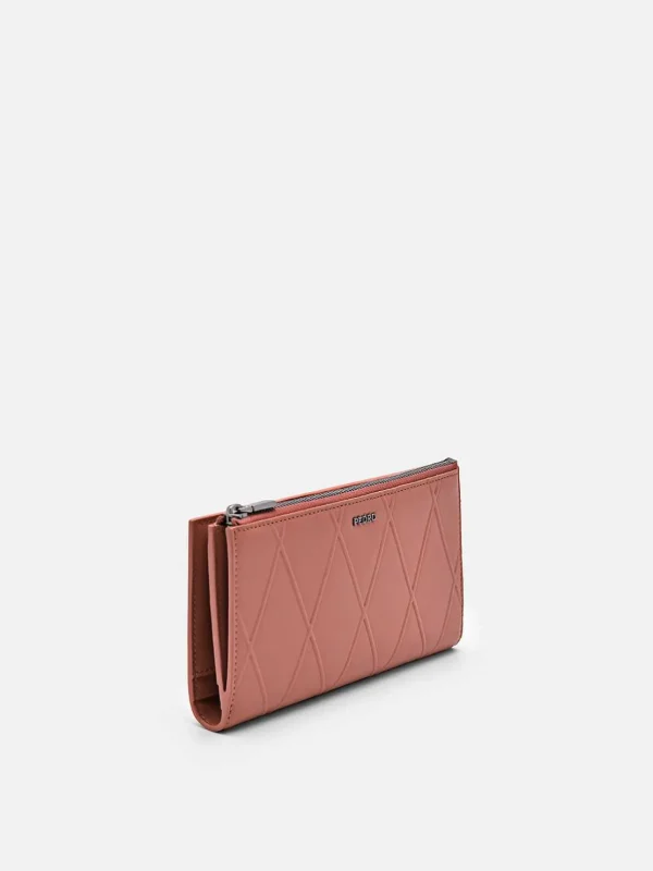 Leather Bi-Fold Long Wallet<PEDRO New