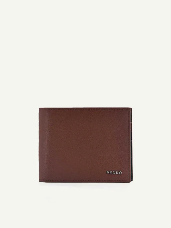 Leather Bi-Fold Wallet With Insert<PEDRO Cheap