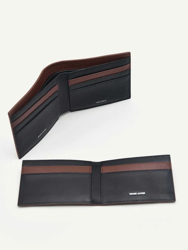 Leather Bi-Fold Wallet With Insert<PEDRO Cheap