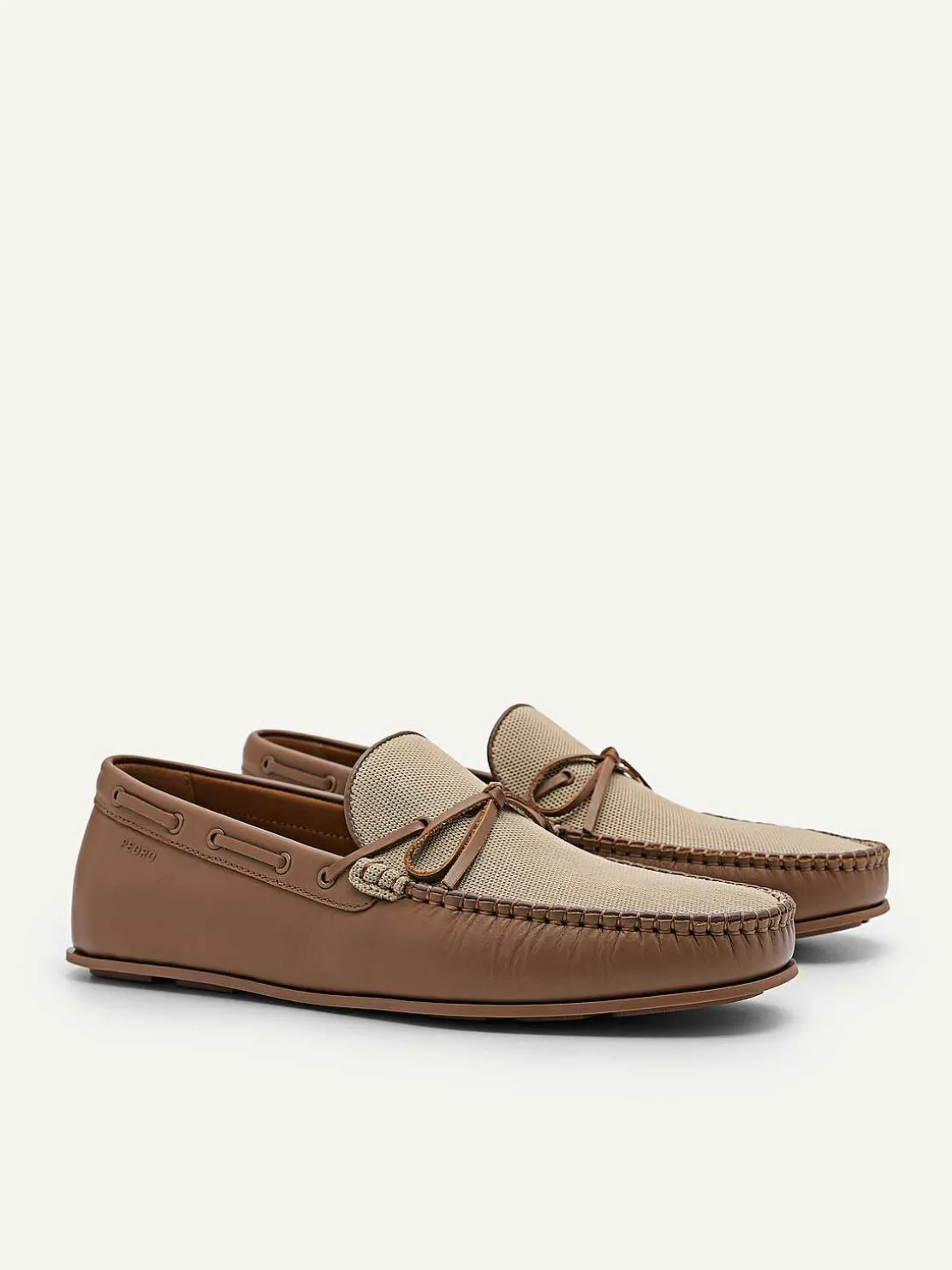 Leather Bow Driving Shoes<PEDRO Sale