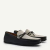 Leather Bow Driving Shoes<PEDRO Fashion