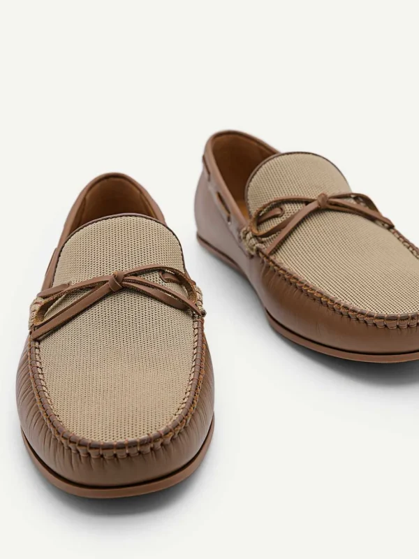 Leather Bow Driving Shoes<PEDRO Sale