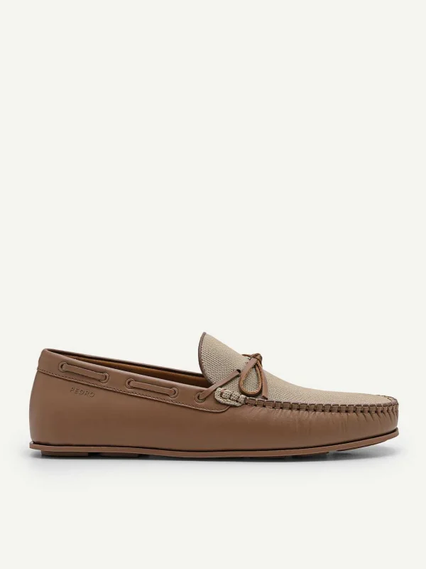 Leather Bow Driving Shoes<PEDRO Sale