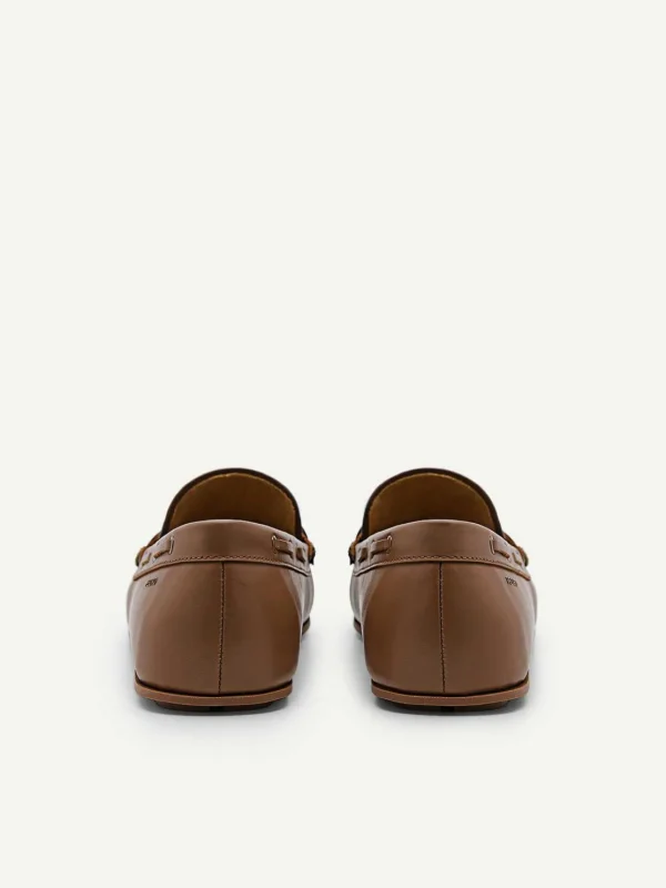 Leather Bow Driving Shoes<PEDRO Sale
